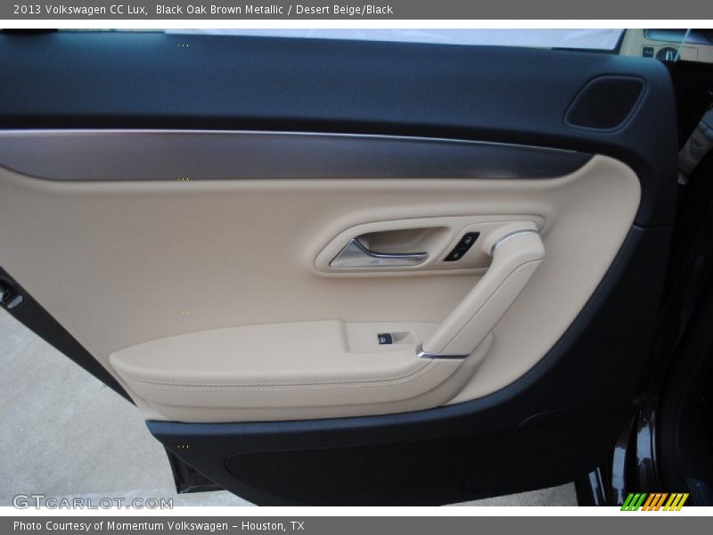 Black Oak Brown Metallic / Desert Beige/Black 2013 Volkswagen CC Lux