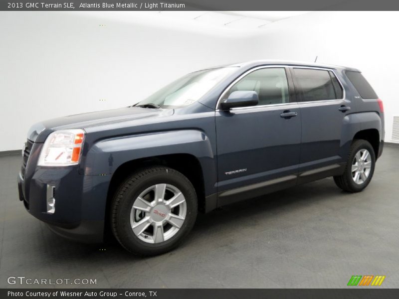 Atlantis Blue Metallic / Light Titanium 2013 GMC Terrain SLE