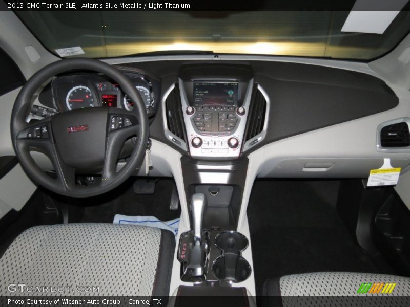 Atlantis Blue Metallic / Light Titanium 2013 GMC Terrain SLE