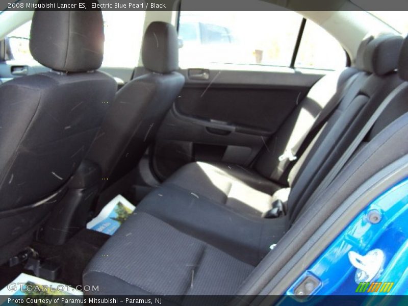 Electric Blue Pearl / Black 2008 Mitsubishi Lancer ES