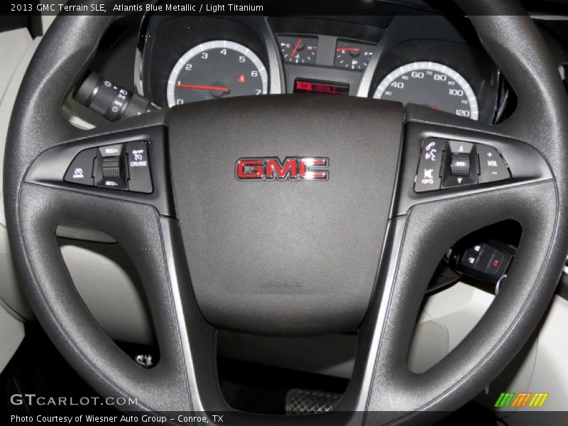 Atlantis Blue Metallic / Light Titanium 2013 GMC Terrain SLE