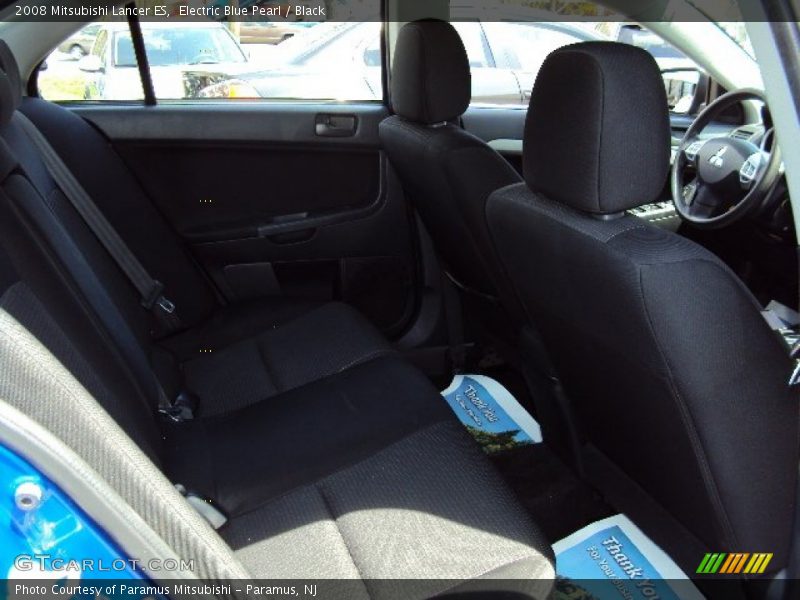 Electric Blue Pearl / Black 2008 Mitsubishi Lancer ES