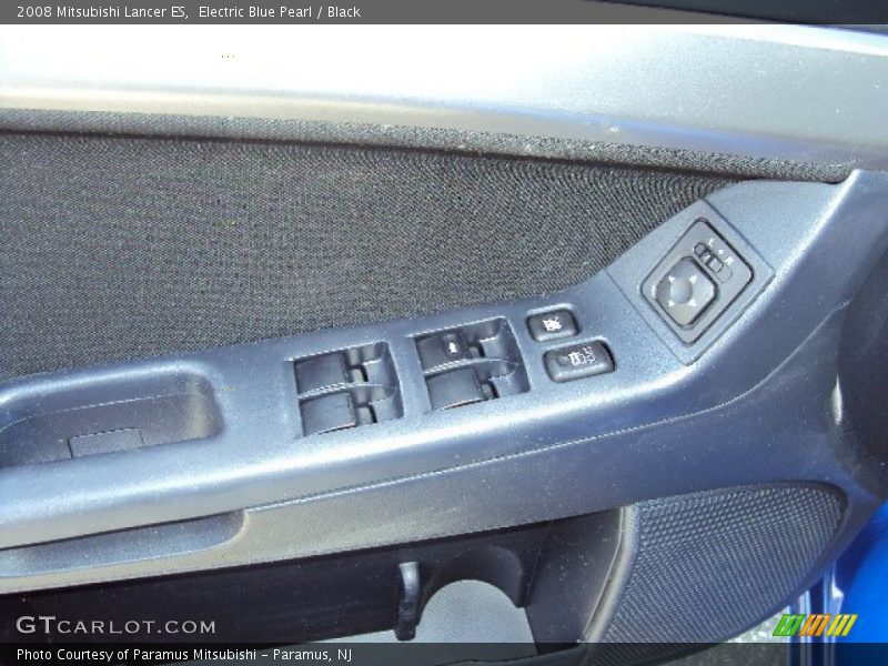 Electric Blue Pearl / Black 2008 Mitsubishi Lancer ES