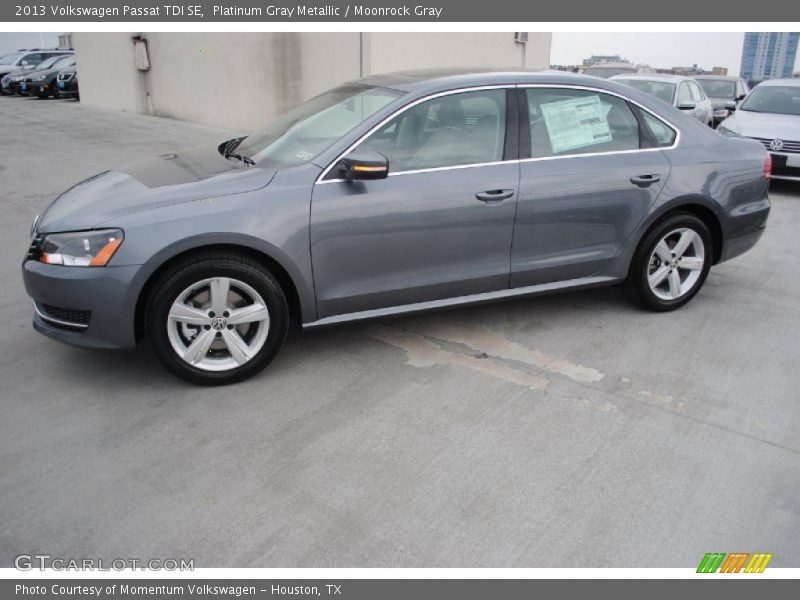 Platinum Gray Metallic / Moonrock Gray 2013 Volkswagen Passat TDI SE