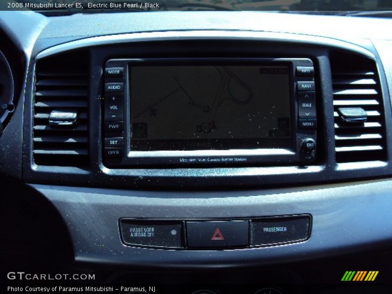 Electric Blue Pearl / Black 2008 Mitsubishi Lancer ES