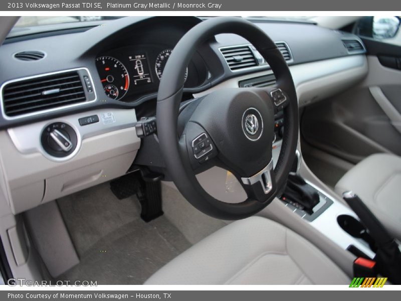 Platinum Gray Metallic / Moonrock Gray 2013 Volkswagen Passat TDI SE