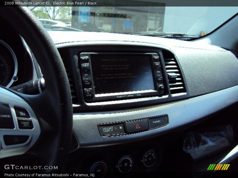 Electric Blue Pearl / Black 2008 Mitsubishi Lancer ES