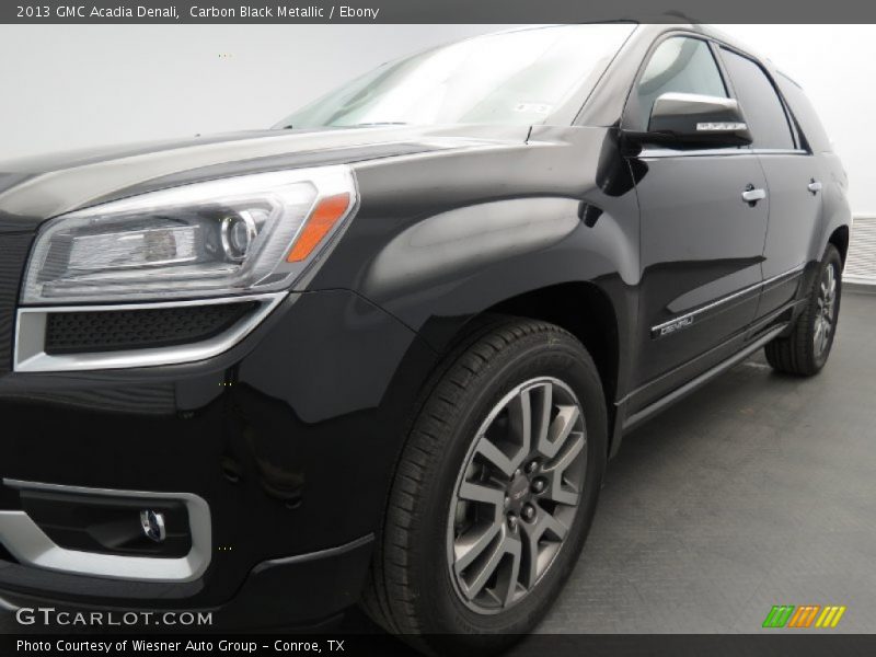 Carbon Black Metallic / Ebony 2013 GMC Acadia Denali