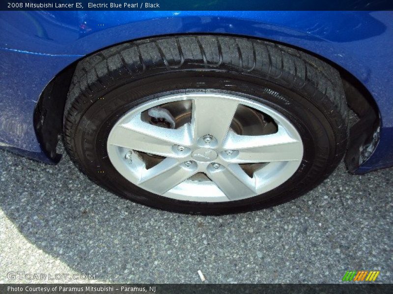 Electric Blue Pearl / Black 2008 Mitsubishi Lancer ES