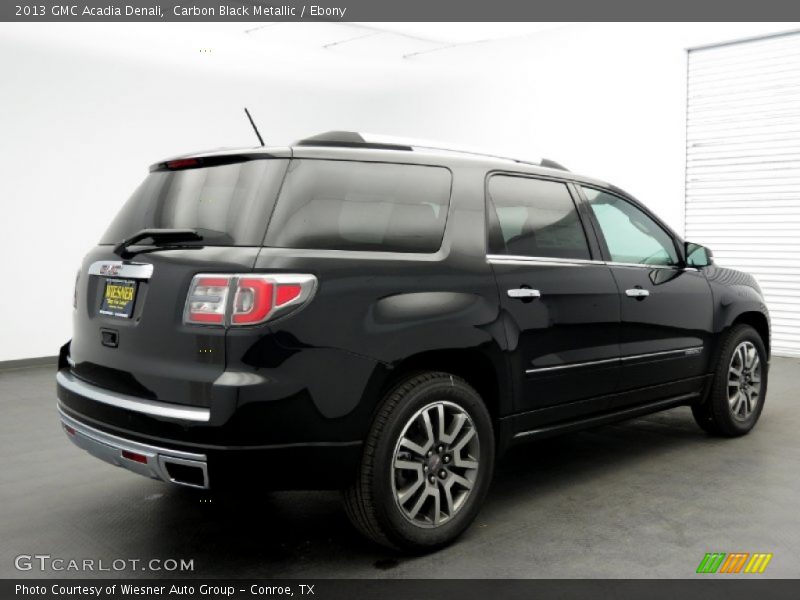 Carbon Black Metallic / Ebony 2013 GMC Acadia Denali