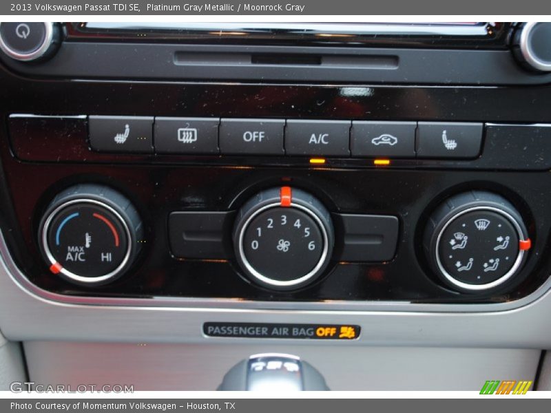 Platinum Gray Metallic / Moonrock Gray 2013 Volkswagen Passat TDI SE