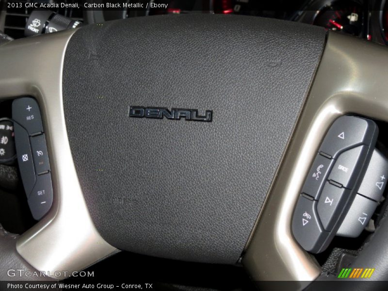 Carbon Black Metallic / Ebony 2013 GMC Acadia Denali