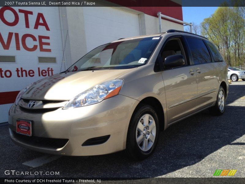 Desert Sand Mica / Taupe 2007 Toyota Sienna LE