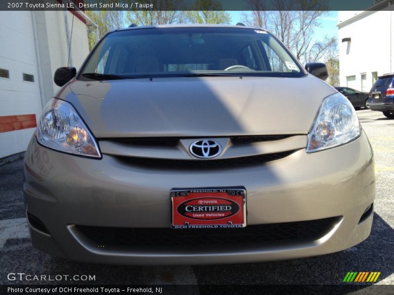 Desert Sand Mica / Taupe 2007 Toyota Sienna LE