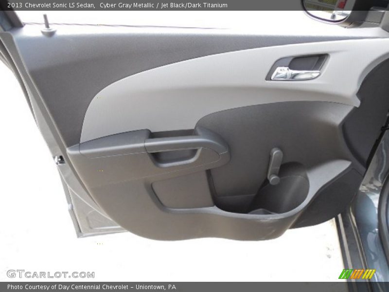 Cyber Gray Metallic / Jet Black/Dark Titanium 2013 Chevrolet Sonic LS Sedan