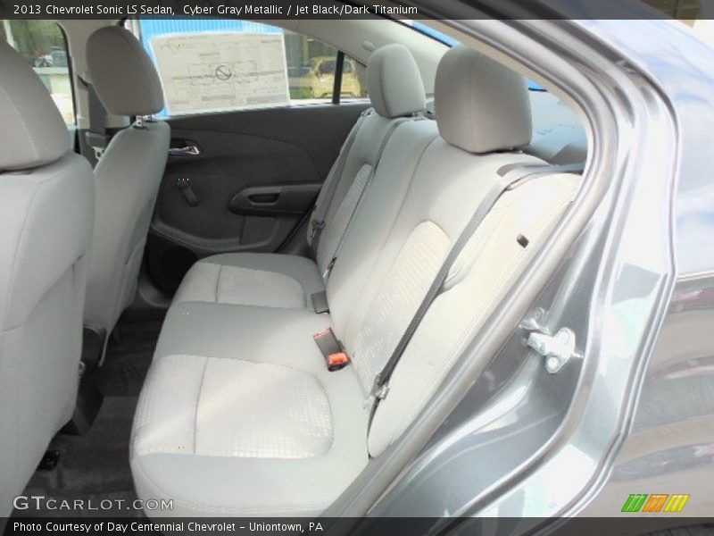 Cyber Gray Metallic / Jet Black/Dark Titanium 2013 Chevrolet Sonic LS Sedan