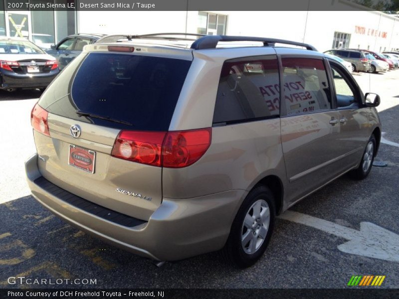 Desert Sand Mica / Taupe 2007 Toyota Sienna LE