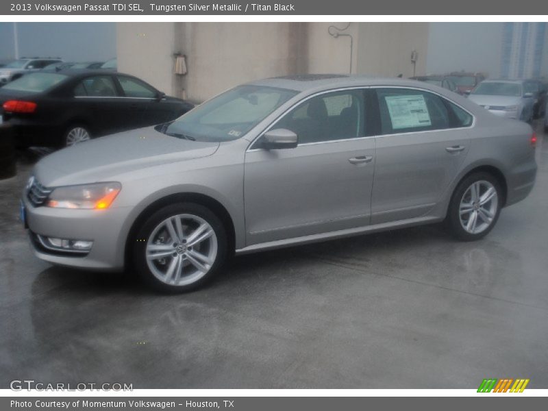 Tungsten Silver Metallic / Titan Black 2013 Volkswagen Passat TDI SEL