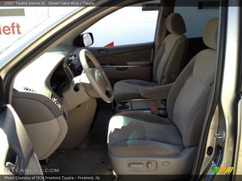 Desert Sand Mica / Taupe 2007 Toyota Sienna LE