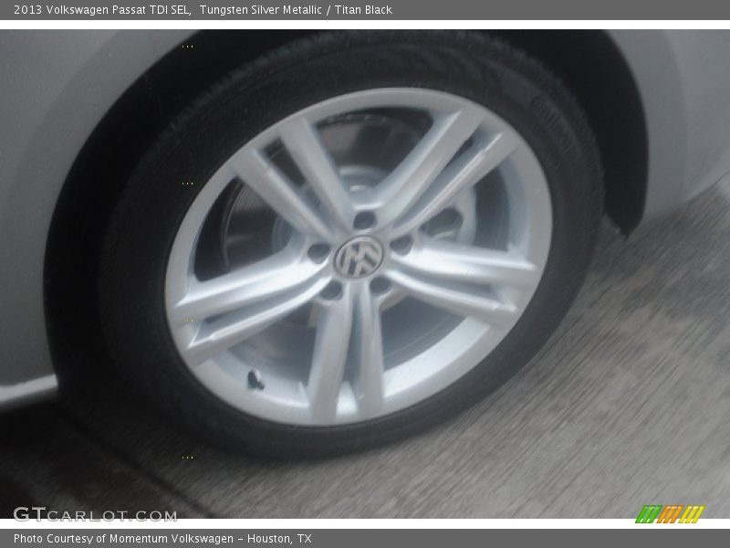 Tungsten Silver Metallic / Titan Black 2013 Volkswagen Passat TDI SEL