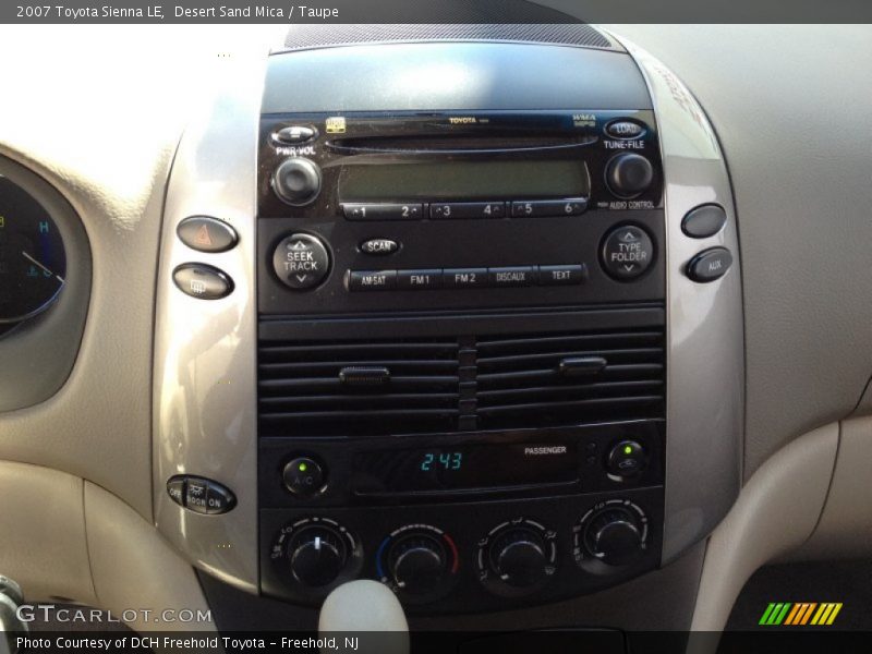 Desert Sand Mica / Taupe 2007 Toyota Sienna LE