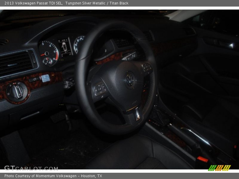 Tungsten Silver Metallic / Titan Black 2013 Volkswagen Passat TDI SEL