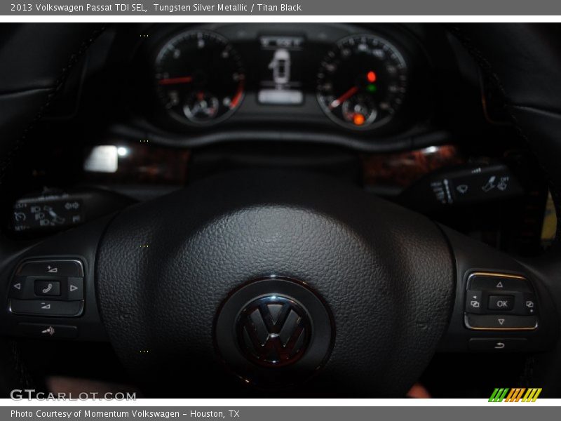 Tungsten Silver Metallic / Titan Black 2013 Volkswagen Passat TDI SEL