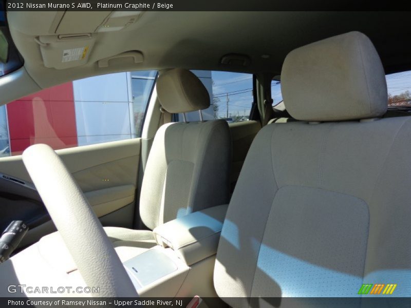 Platinum Graphite / Beige 2012 Nissan Murano S AWD