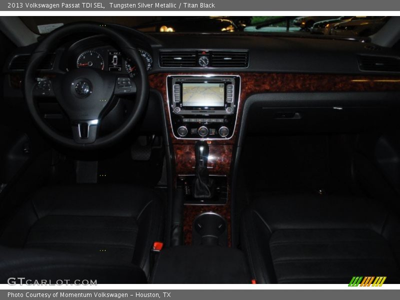 Tungsten Silver Metallic / Titan Black 2013 Volkswagen Passat TDI SEL