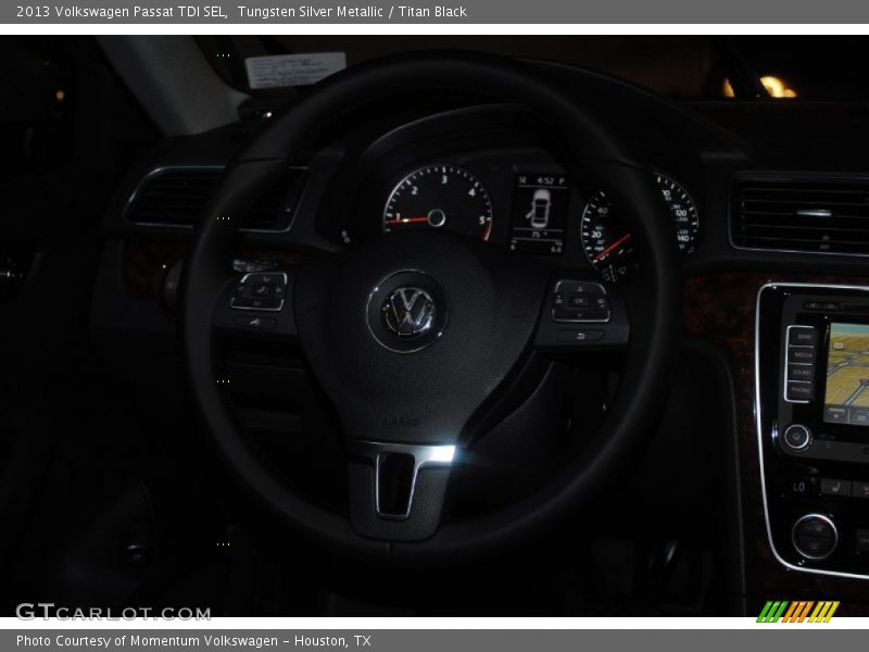 Tungsten Silver Metallic / Titan Black 2013 Volkswagen Passat TDI SEL