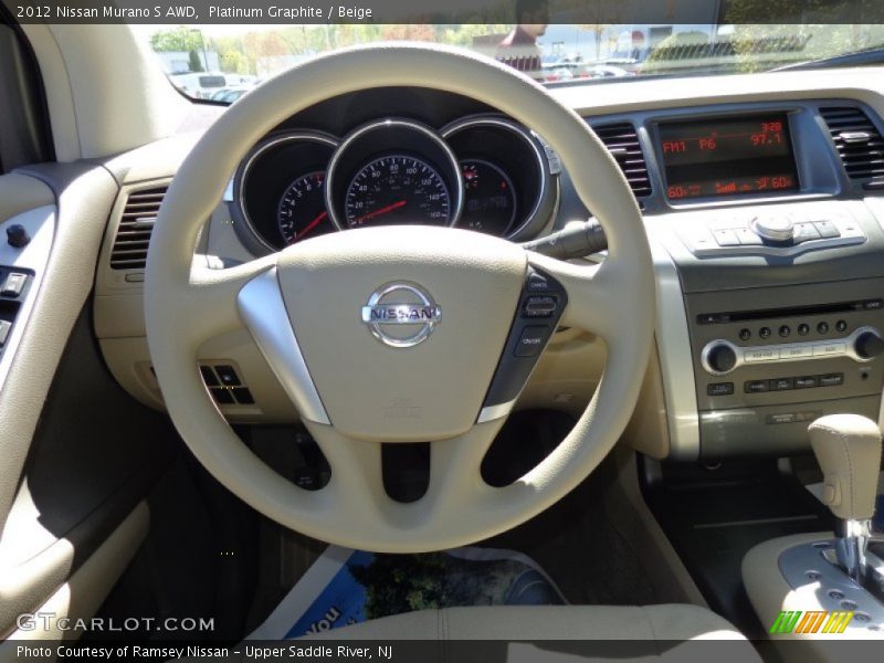 Platinum Graphite / Beige 2012 Nissan Murano S AWD