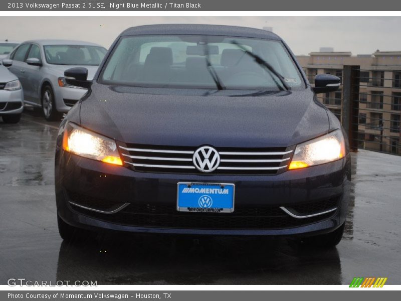 Night Blue Metallic / Titan Black 2013 Volkswagen Passat 2.5L SE
