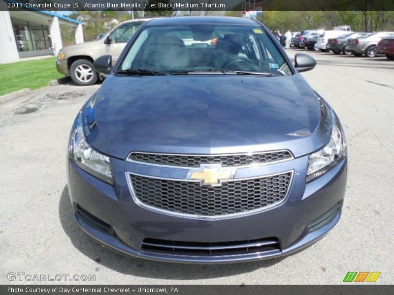 Atlantis Blue Metallic / Jet Black/Medium Titanium 2013 Chevrolet Cruze LS