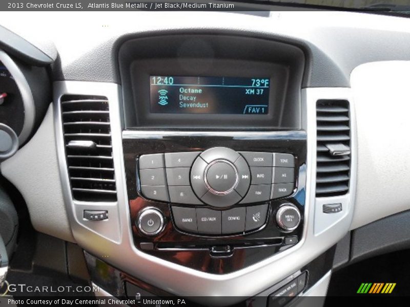 Atlantis Blue Metallic / Jet Black/Medium Titanium 2013 Chevrolet Cruze LS