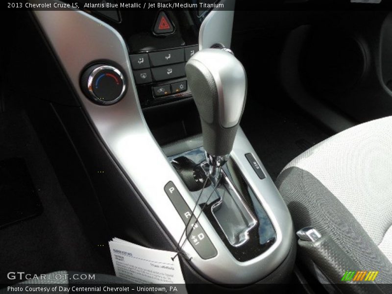 Atlantis Blue Metallic / Jet Black/Medium Titanium 2013 Chevrolet Cruze LS