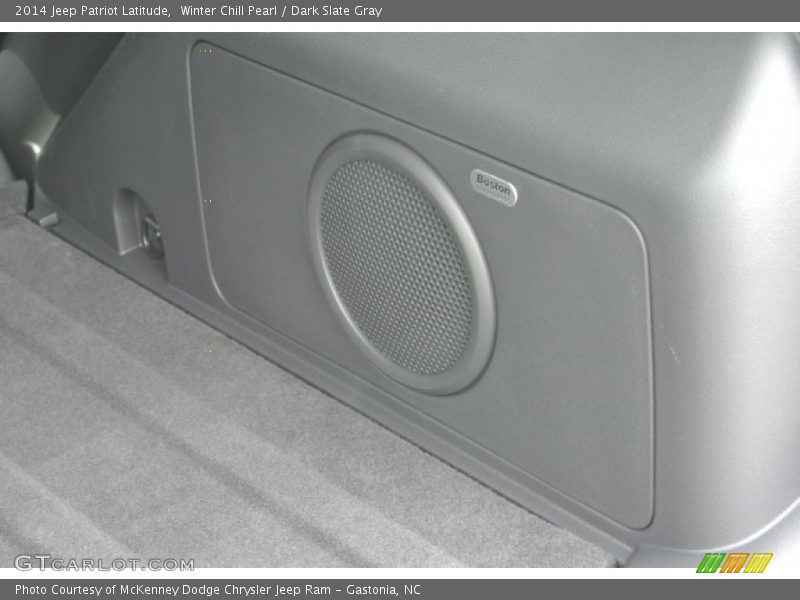 Winter Chill Pearl / Dark Slate Gray 2014 Jeep Patriot Latitude