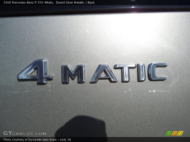 Desert Silver Metallic / Black 2006 Mercedes-Benz R 350 4Matic