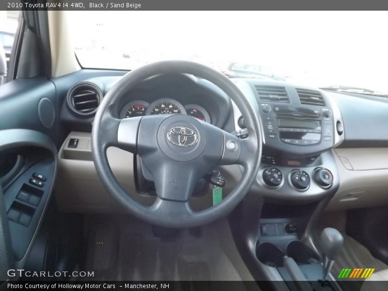 Black / Sand Beige 2010 Toyota RAV4 I4 4WD