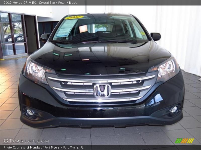 Crystal Black Pearl / Black 2012 Honda CR-V EX