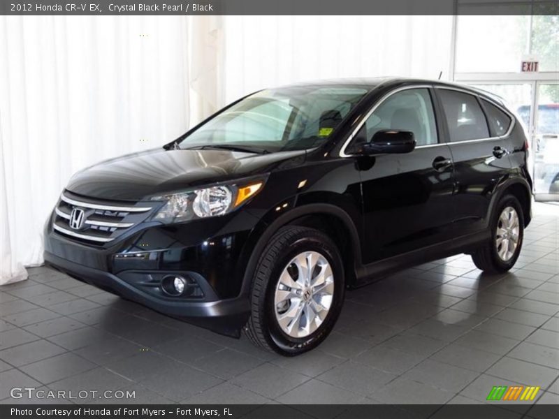 Crystal Black Pearl / Black 2012 Honda CR-V EX