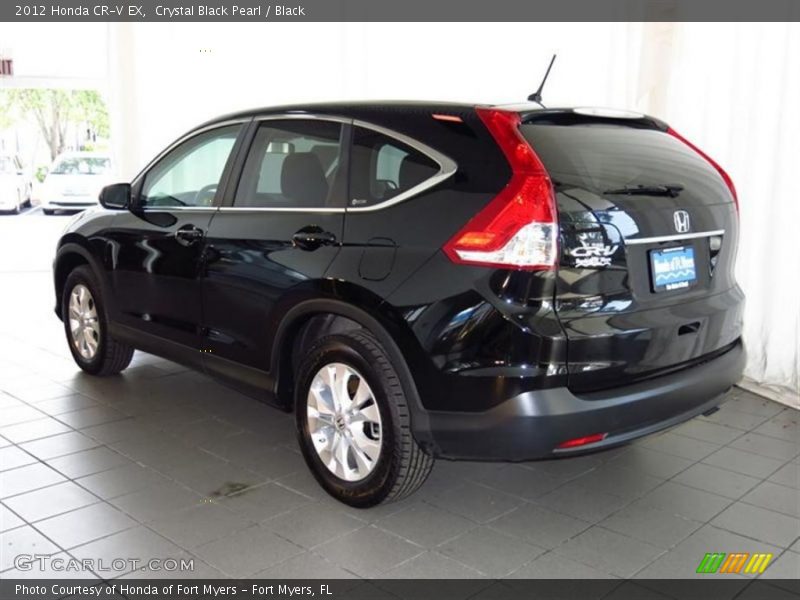 Crystal Black Pearl / Black 2012 Honda CR-V EX