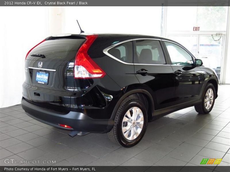 Crystal Black Pearl / Black 2012 Honda CR-V EX
