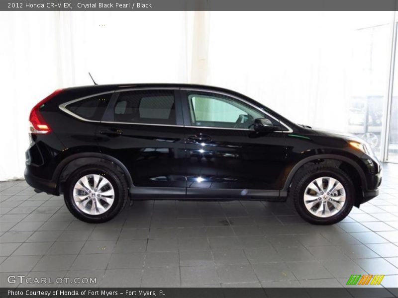 Crystal Black Pearl / Black 2012 Honda CR-V EX