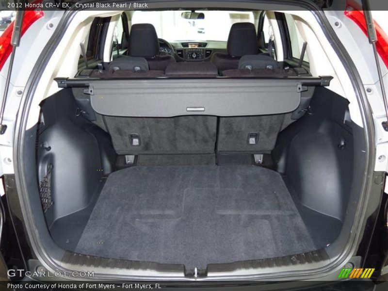 Crystal Black Pearl / Black 2012 Honda CR-V EX