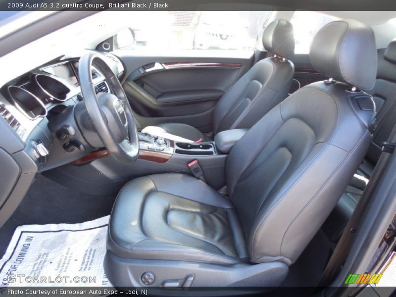 Brilliant Black / Black 2009 Audi A5 3.2 quattro Coupe
