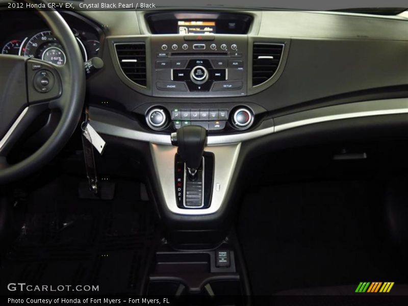 Crystal Black Pearl / Black 2012 Honda CR-V EX