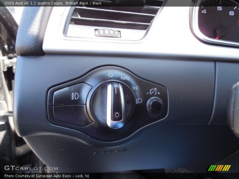 Brilliant Black / Black 2009 Audi A5 3.2 quattro Coupe