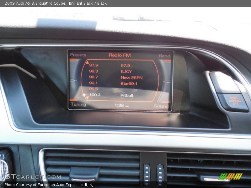 Brilliant Black / Black 2009 Audi A5 3.2 quattro Coupe