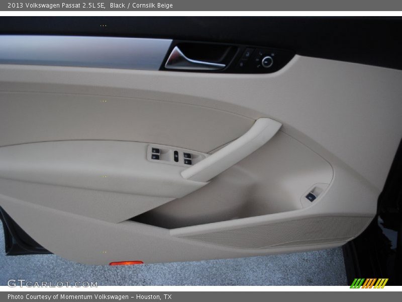 Black / Cornsilk Beige 2013 Volkswagen Passat 2.5L SE