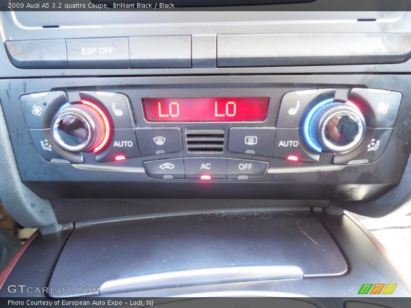 Brilliant Black / Black 2009 Audi A5 3.2 quattro Coupe